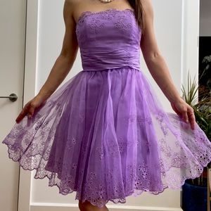 Betsey Johnson Purple Dress Sz 4